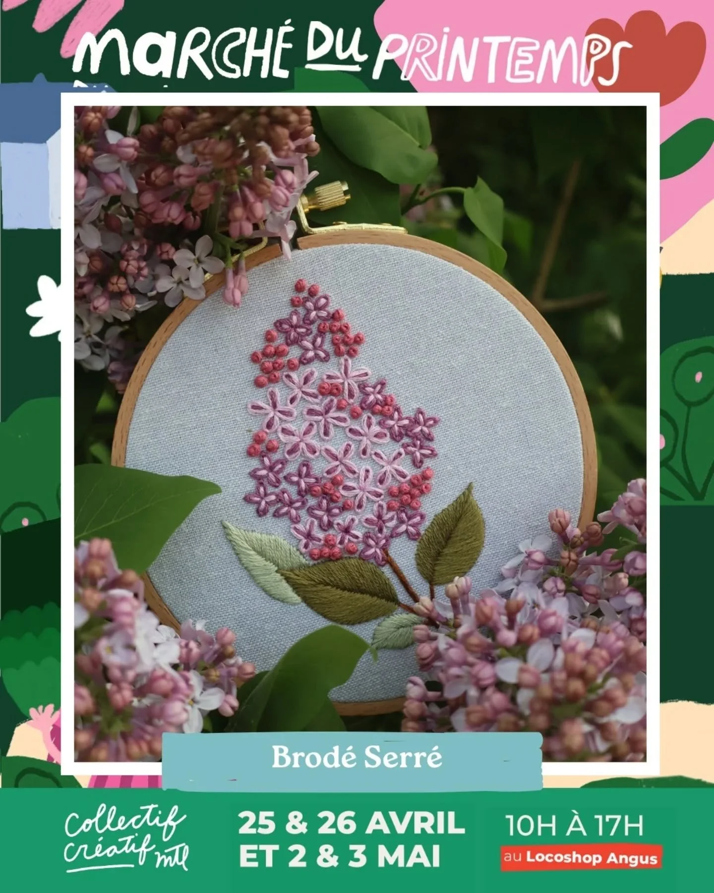 ARTISANS du 2 &amp; 3 MAI part II

Pr&eacute;parez-vous &agrave; d&eacute;couvrir les incroyables cr&eacute;ateurs cr&eacute;ateurs qui seront avec nous au March&eacute; du Printemps au Locoshop Angus!
Au cours des prochains jours, nous allons vous p