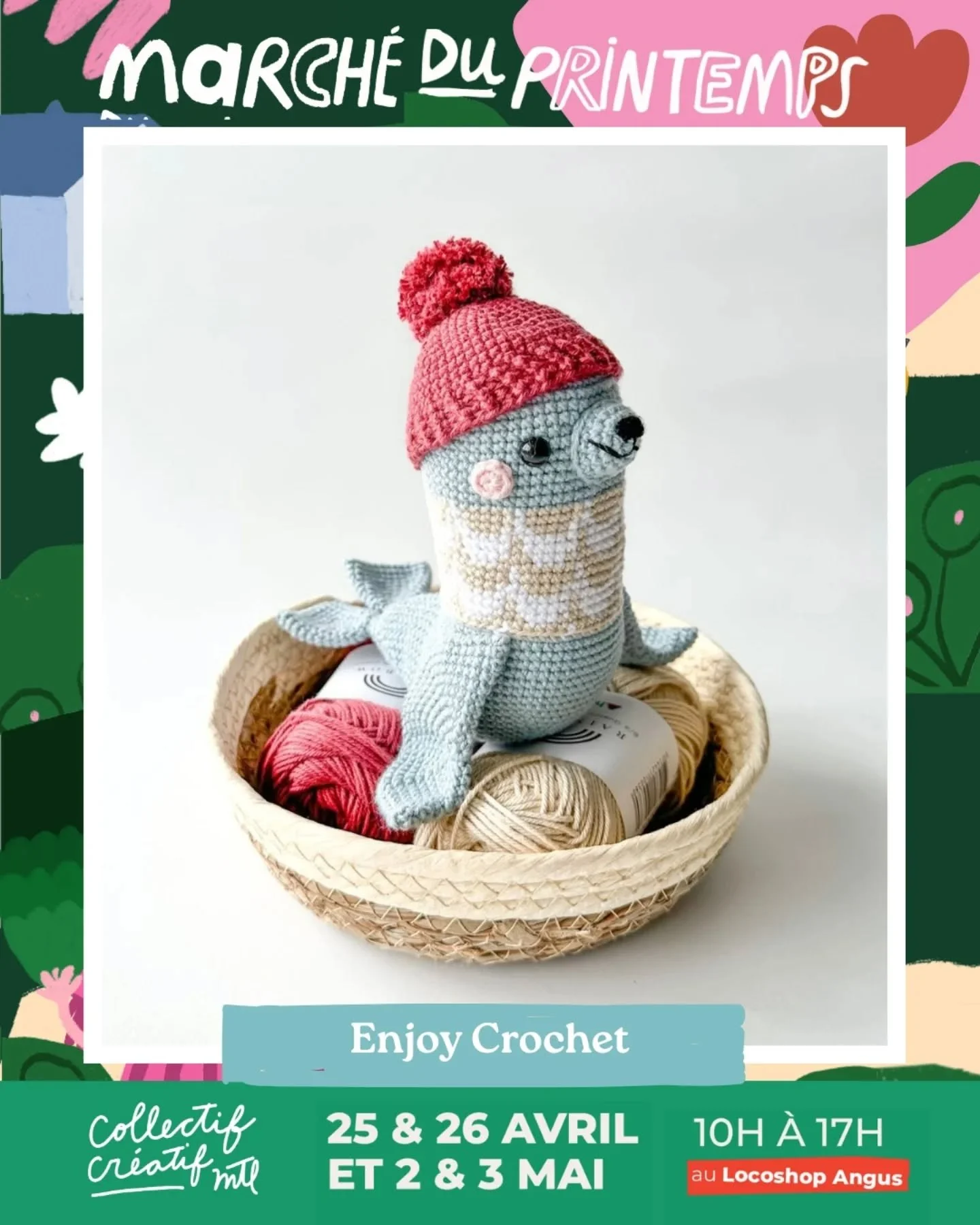 ARTISANS du 2 &amp; 3 MAI part III

Pr&eacute;parez-vous &agrave; d&eacute;couvrir les incroyables cr&eacute;ateurs cr&eacute;ateurs qui seront avec nous au March&eacute; du Printemps au Locoshop Angus!
Au cours des prochains jours, nous allons vous 