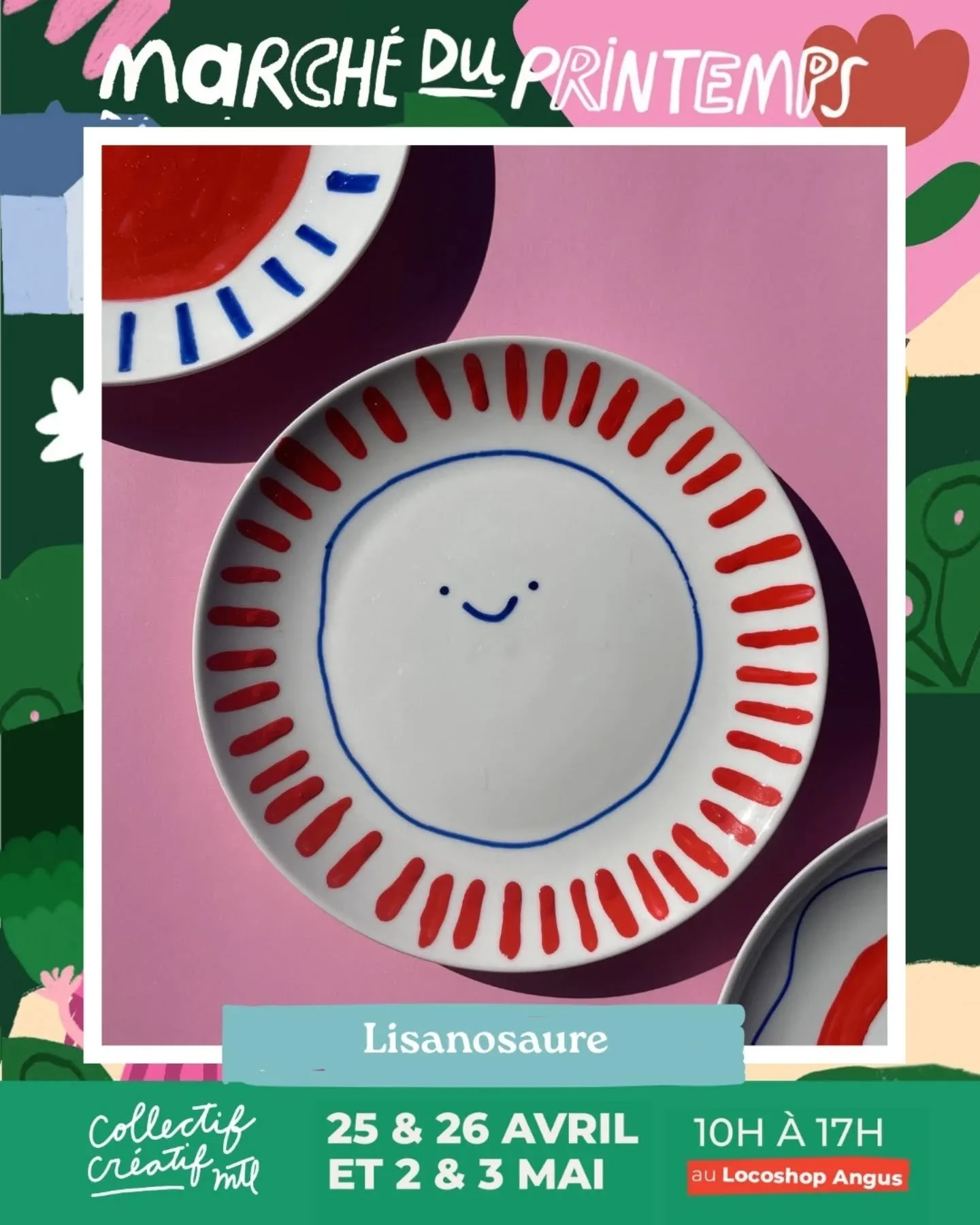 ARTISANS du 2 &amp; 3 MAI part IV

Pr&eacute;parez-vous &agrave; d&eacute;couvrir les incroyables cr&eacute;ateurs cr&eacute;ateurs qui seront avec nous au March&eacute; du Printemps au Locoshop Angus!
Au cours des prochains jours, nous allons vous p