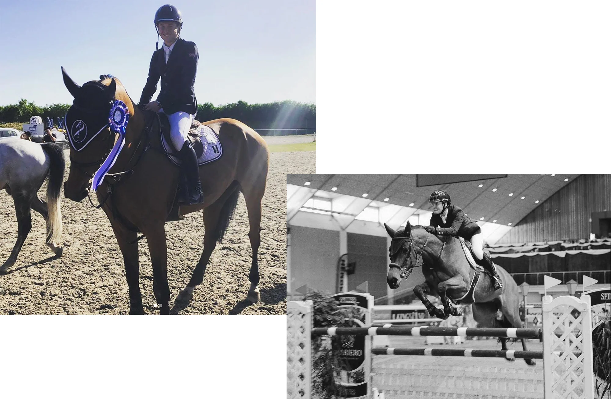 Bilde lånt fra Mikkels Instagram og fra Arctic Equestrian Games av Anton Granhus / NRYF 2018