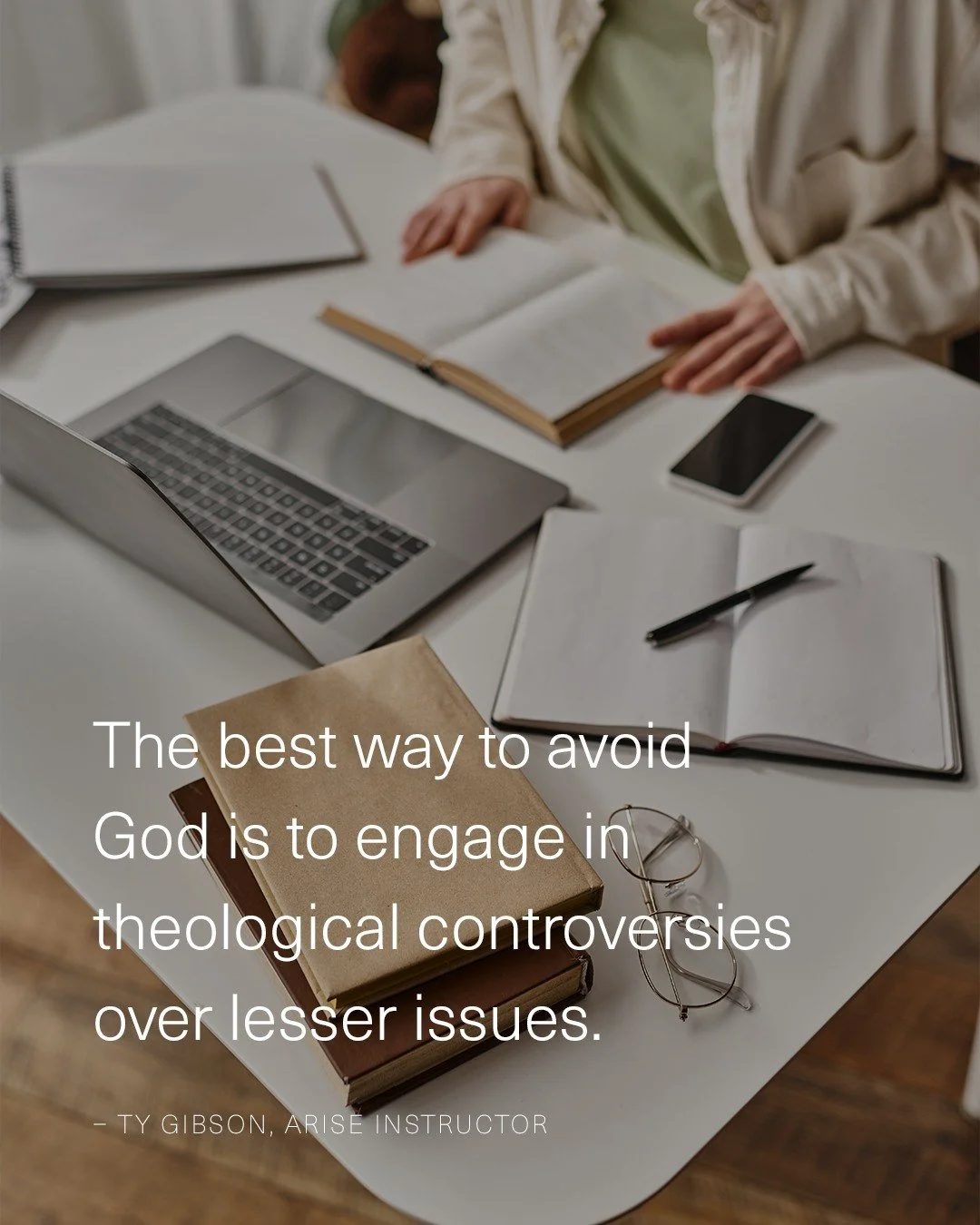 Why do you think we&rsquo;re sometimes more comfortable debating about God than spending time with Him?