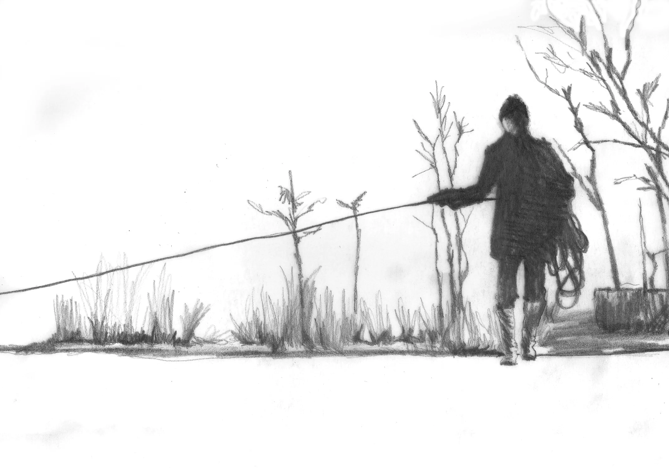 Compass, Maria Jose Arjona (Pre-performance sketch, 2009)