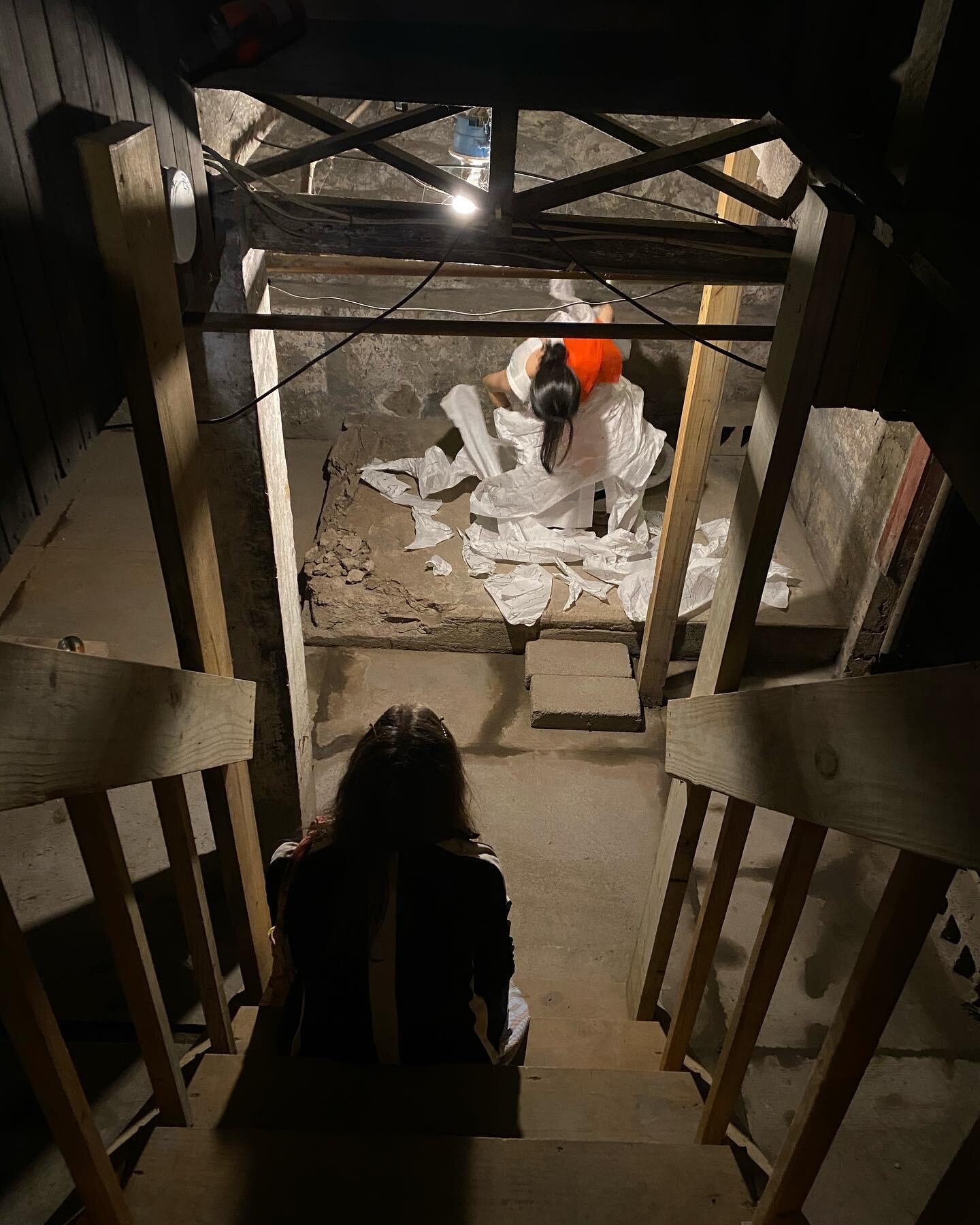 Last night was magic. Thank you to the performers and all who joined, including the weather that added it&rsquo;s thunders to the electromagnetic symphony.

Images: 
1- Aine Nakamura performs in the basement @ainenaka 
2- Jaguar Mary X @jaguarmaryx p