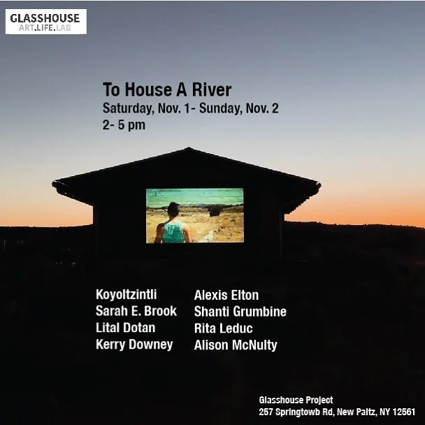 Save the date: November 1 &amp; 2, 2-5p
To House a River is the culminating project of this year&rsquo;s Conversation Lab Fellowship. Drawing on five months of conversations surrounding the theme &lsquo;A Permit/To Permit,&rsquo; fellows, alumni, and