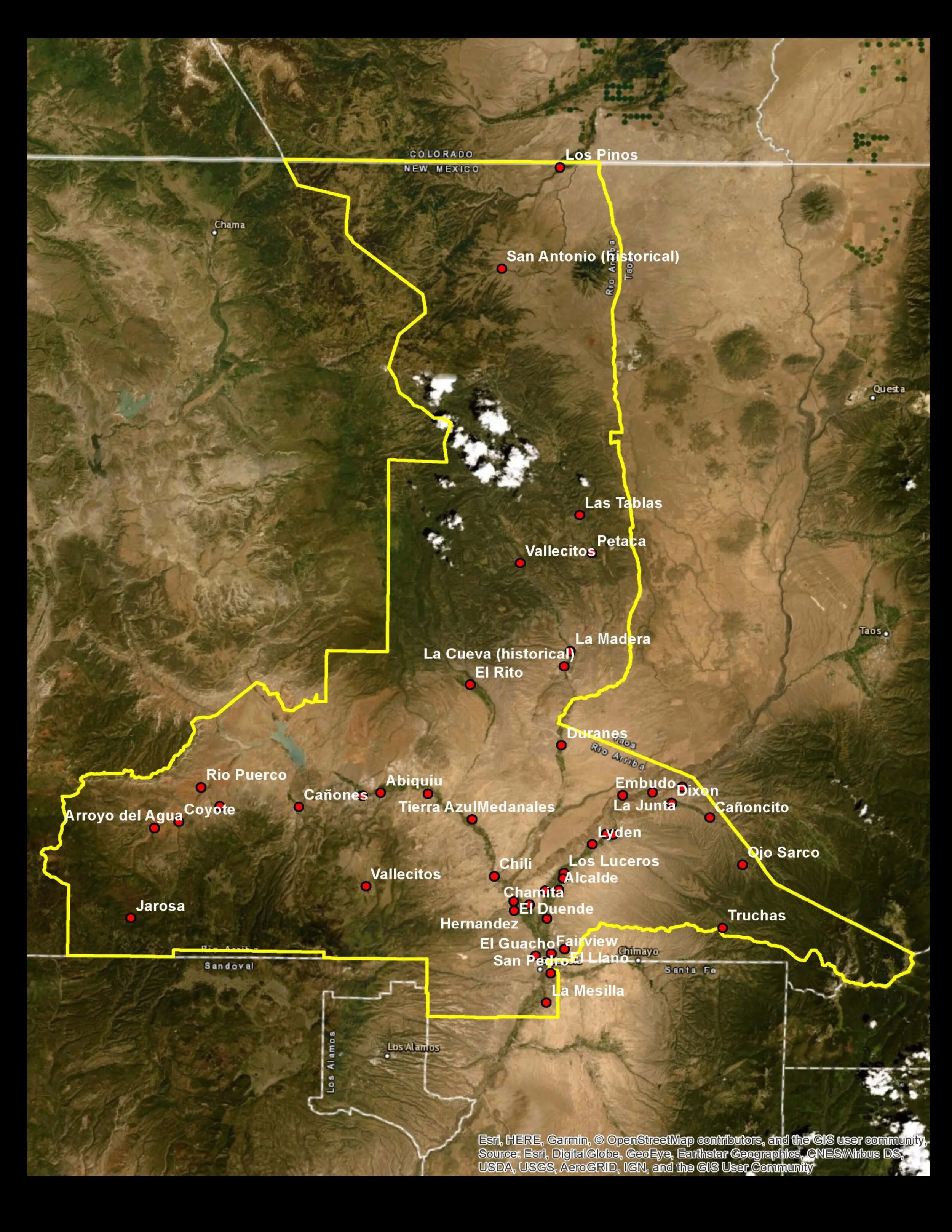 Rio Arriba County Gis Home — East Rio Arriba Swcd
