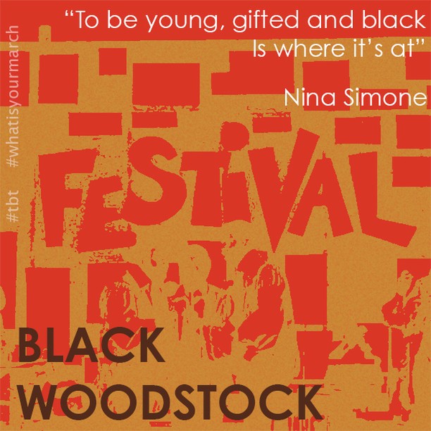 Continuing our celebration of Woodstock&rsquo;s 50th Anniversary and honoring the talented Nina Simone, one of the extraordinary talents to take the stage during the peace, music, and love festival! #TBT &ldquo;To be young, gifted, and black is where