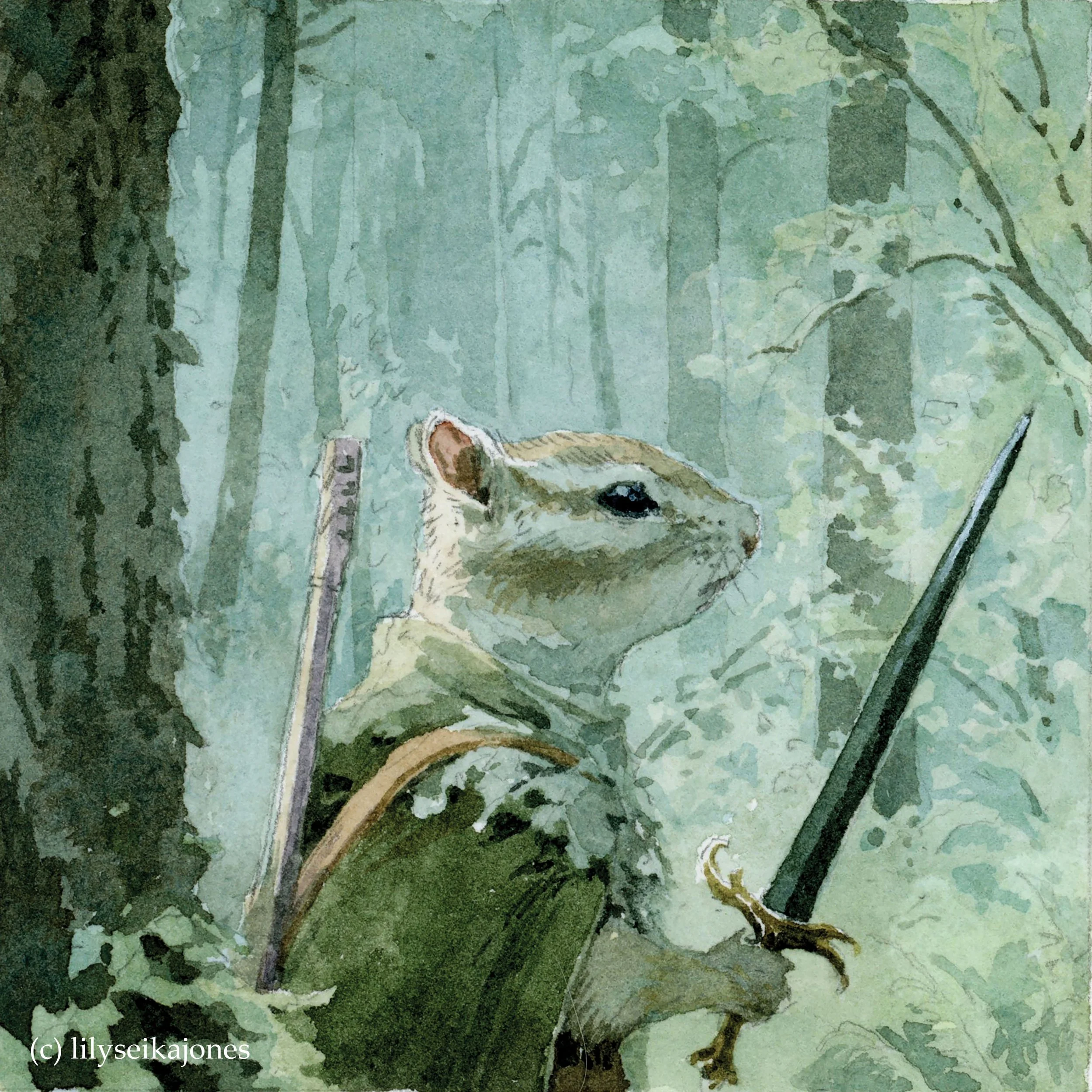 'Chip welcomed the sight of trees and leaves / And all things green and good'