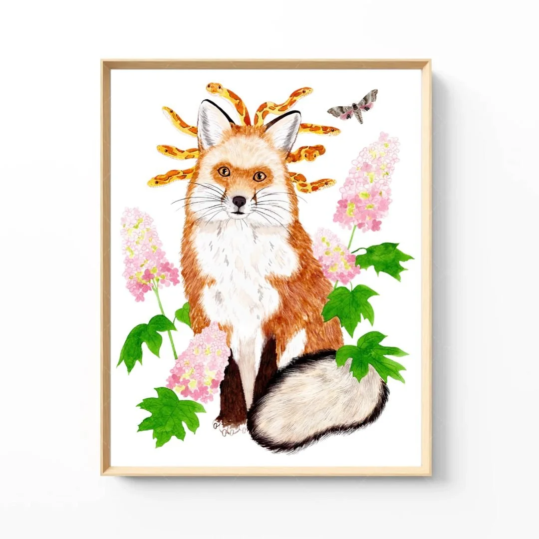 medusa fox 11x14 frame (1).jpg