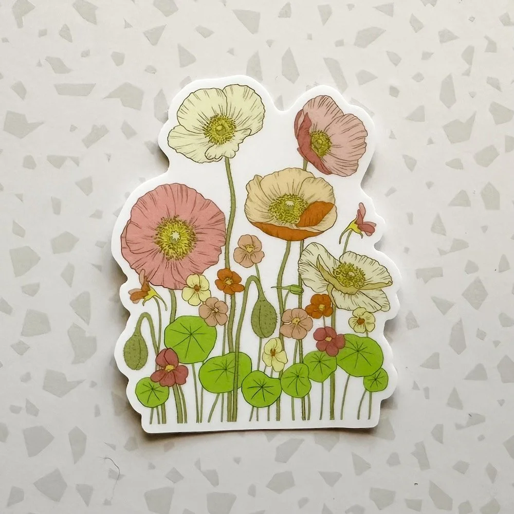 Poppy Sticker