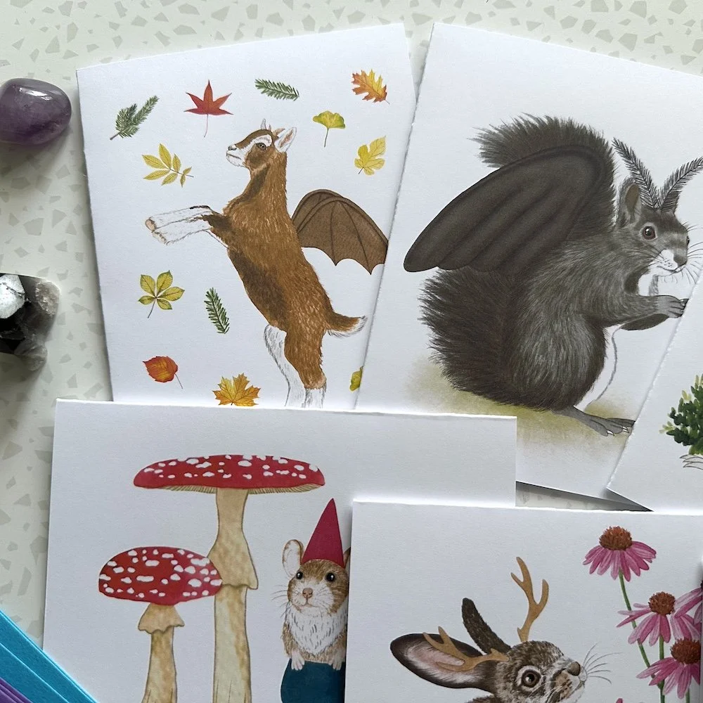 cryptids notecards 2.jpeg