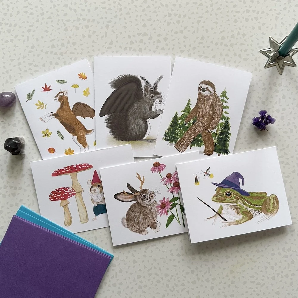 Cryptids Notecard Set