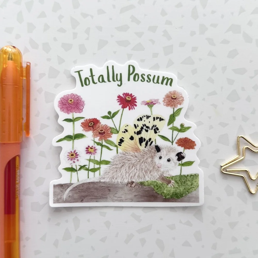 Totally Possum Vinyl Sticker