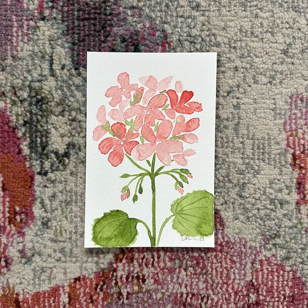 Geranium #2 4x6