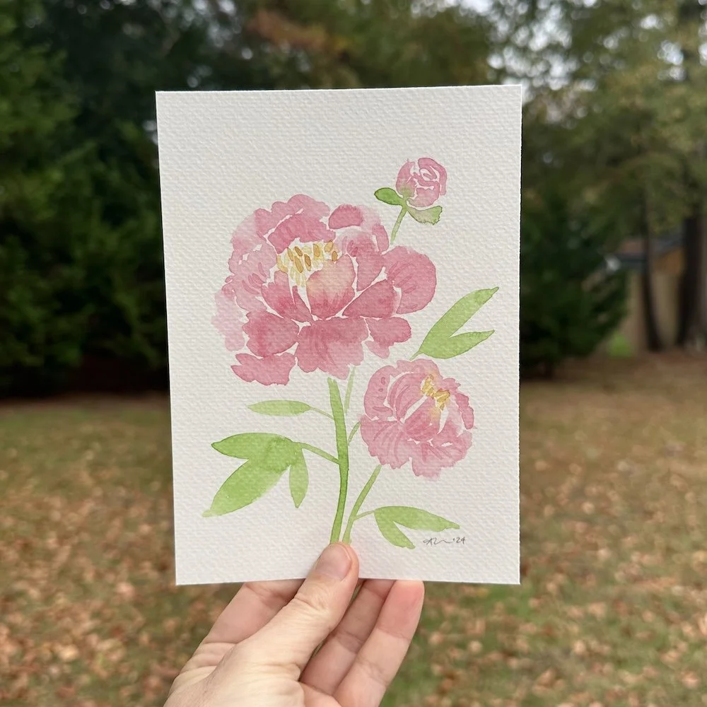 Dusty Pink Peony