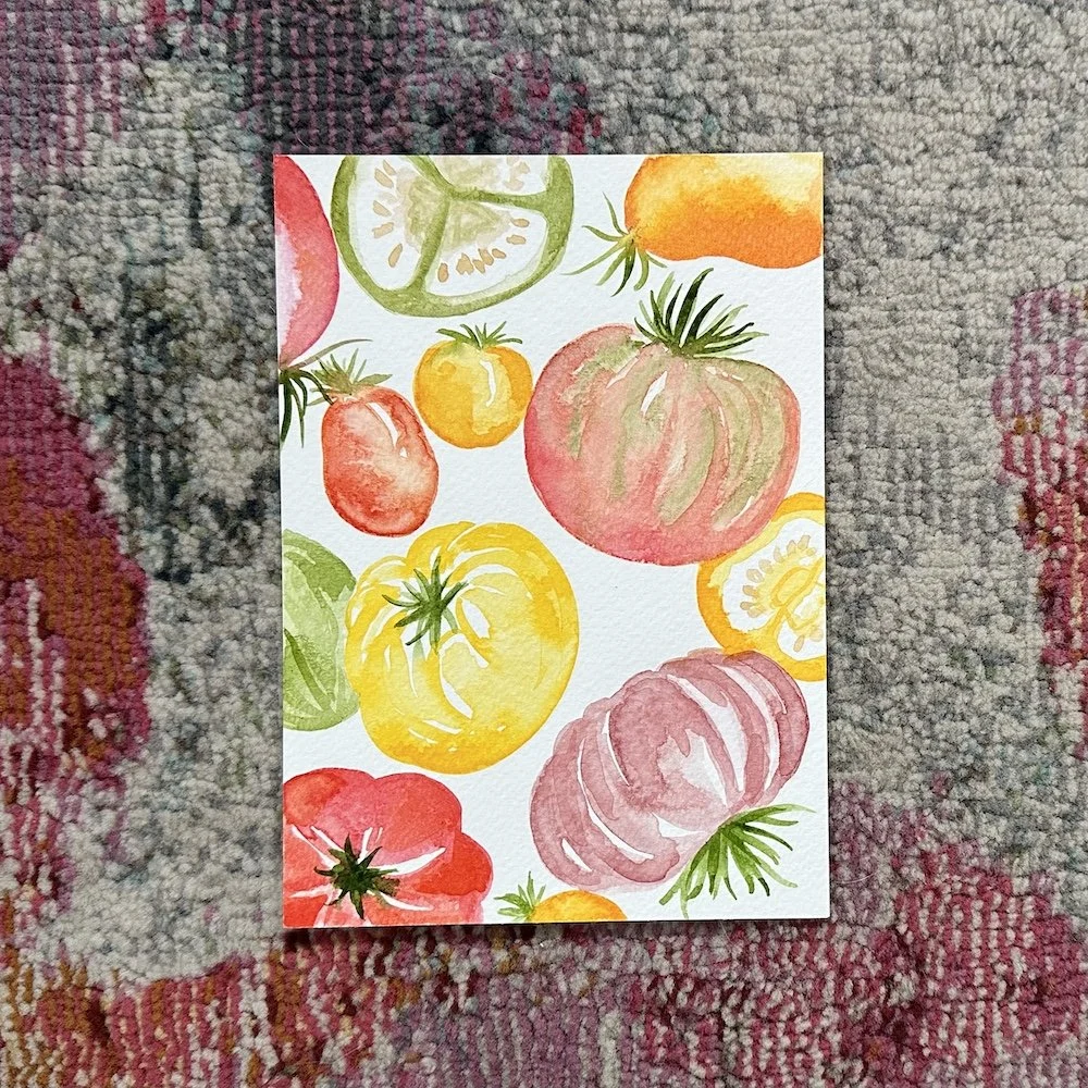 Heirloom Tomatoes 5x7