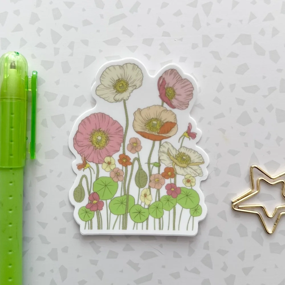 Poppy Sticker