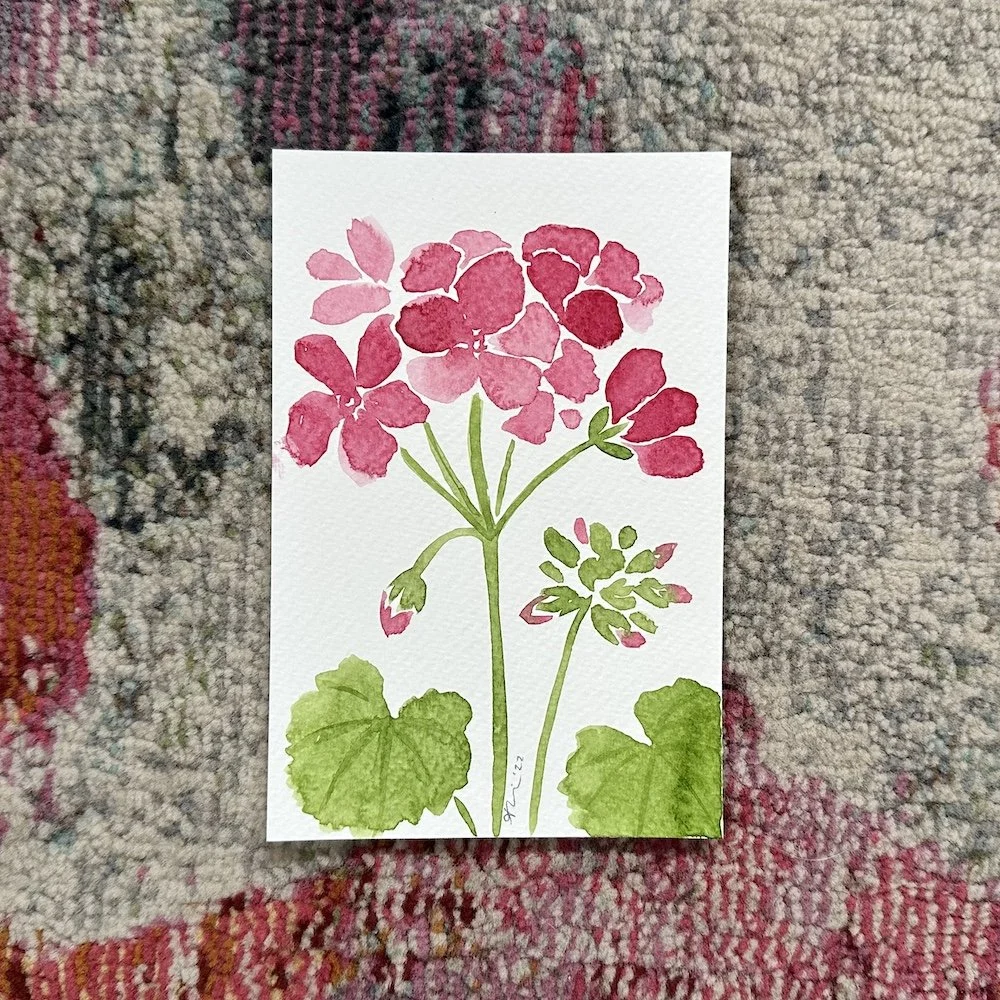 Geranium #3 4x6