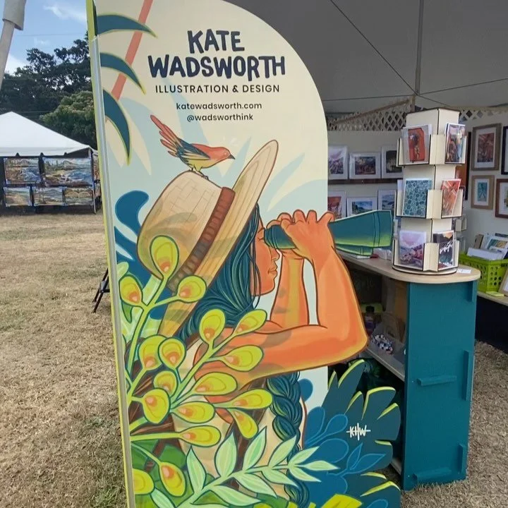 Come see us at Haleiwa Art Festival this weekend! We&rsquo;re all set up. ‼️ Cellular/wifi is very spotty for the vendors (and our POS systems) unfortunately, so please bring some extra cash! (And sunscreen and water, it&rsquo;s hot out here).

Halei