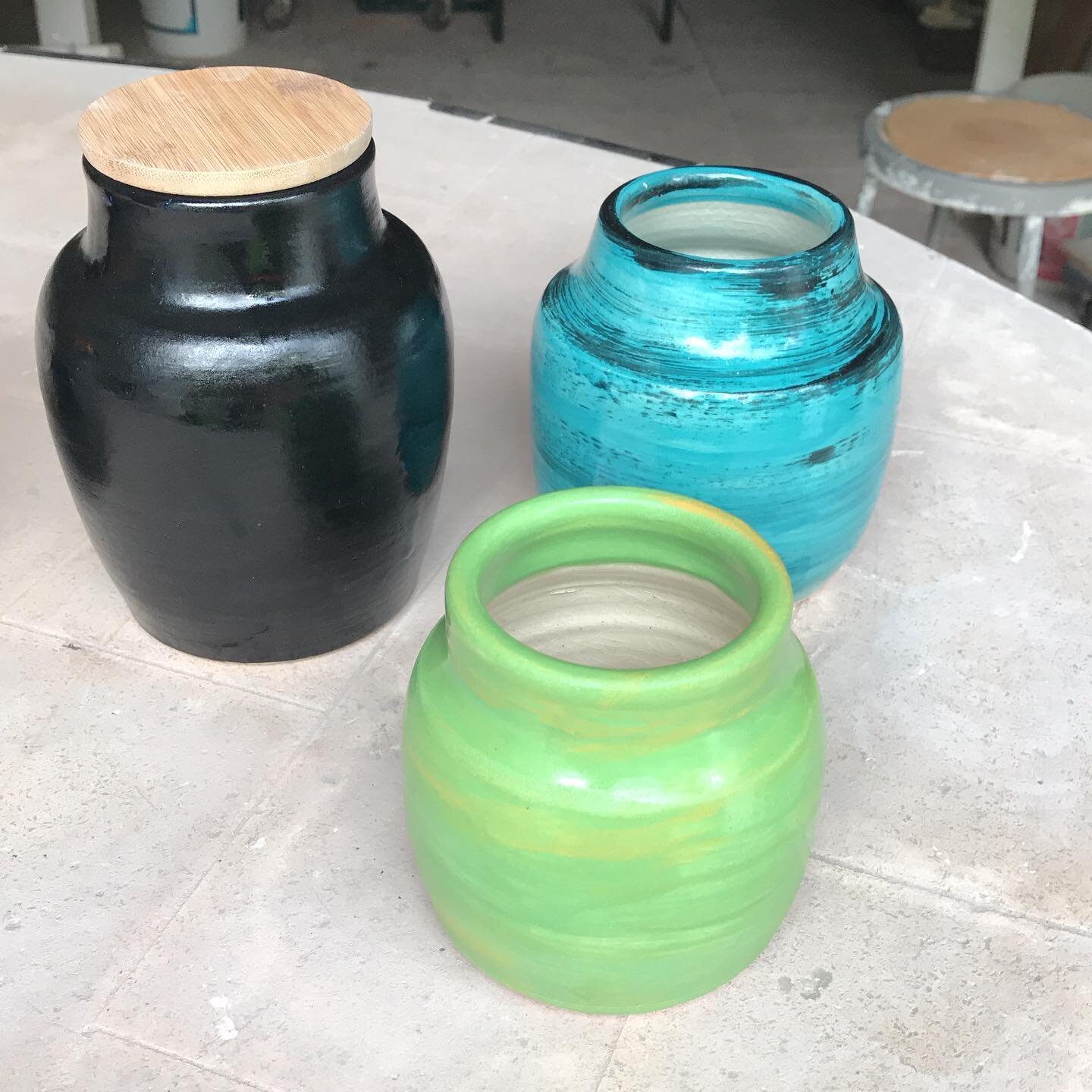 Little jars, feeling the color