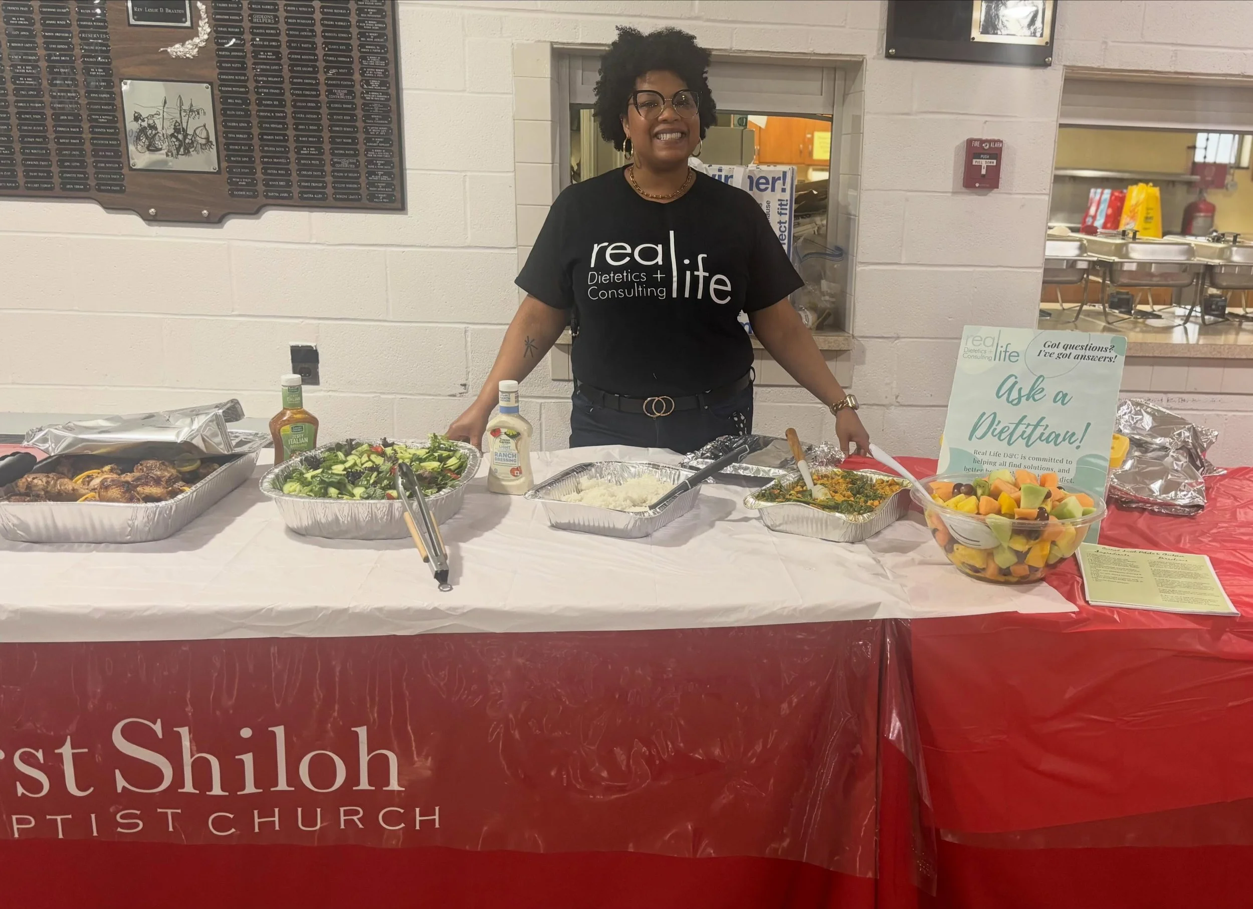 Yesterday I had the pleasure of sharing a healthy recipe at First Shiloh Church for their &ldquo;Choose Healthy Life&rdquo; programming! They had an awesome activity filled night!