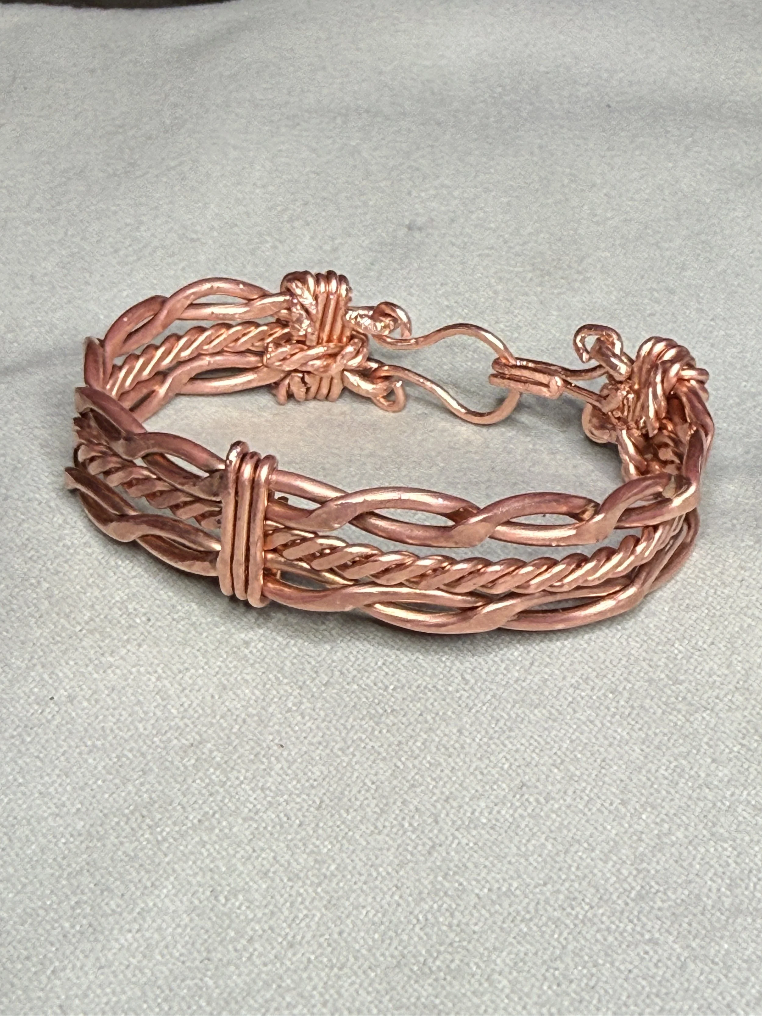 Hammered Copper Bracelet