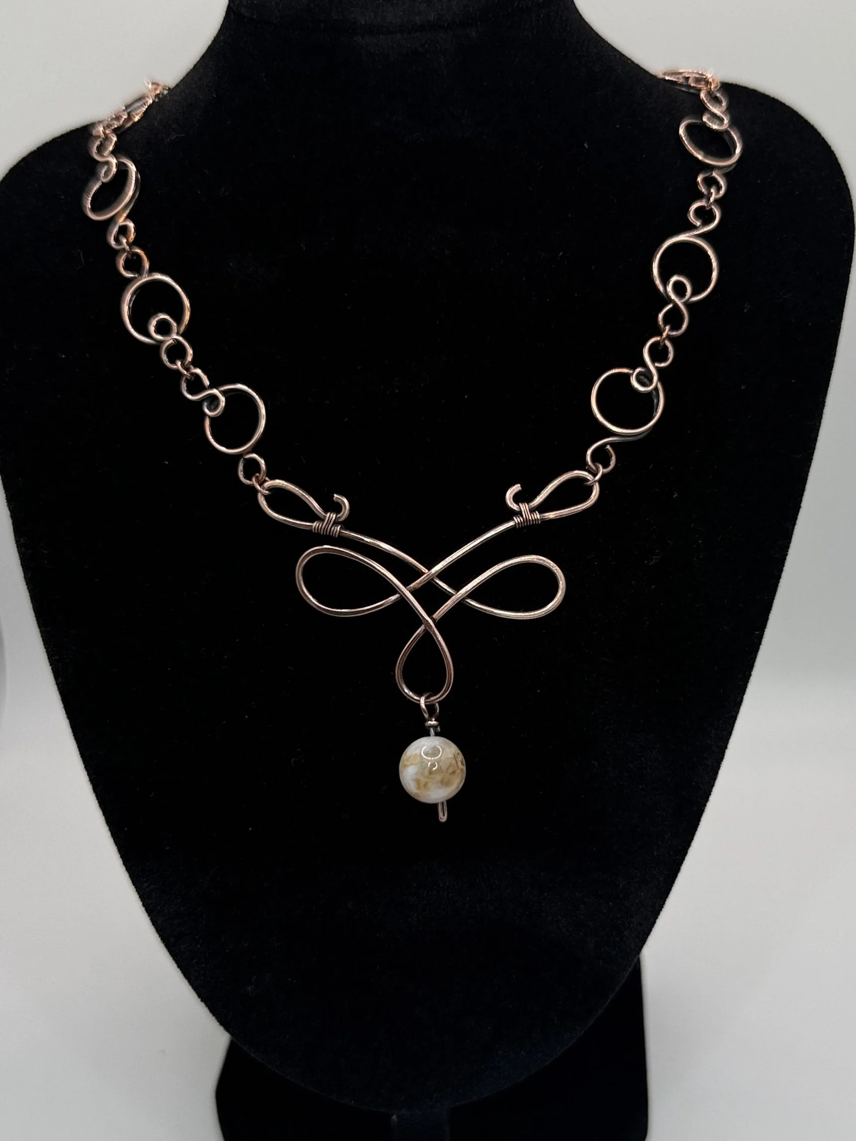 Copper with Agate Necklace