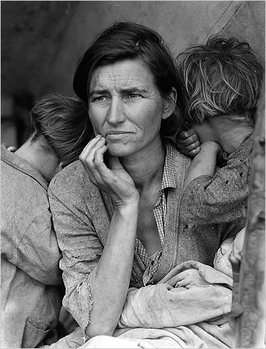 Dorothea Lange’s “Migrant Mother” introduced one segment of America to another.CreditLibrary of Congress Prints and Photographs Division