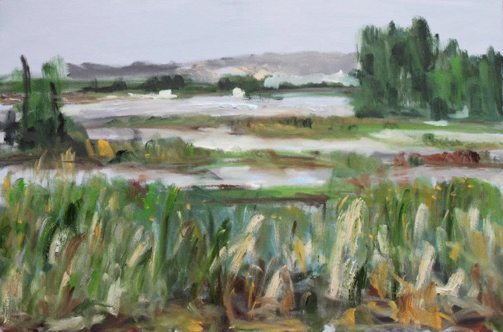 Fern Ridge Marsh Oil on Canvas 24 x 36 $450.00