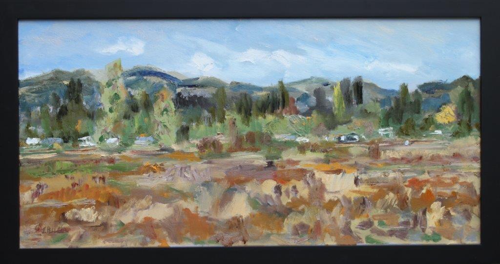 West Eugene Wetlands Oil on Canvas 15 x 30 $425.00