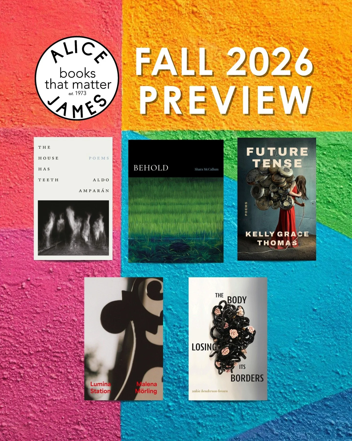 Sneak a peek at what's to come this fall from AJB 👀 📚 All books are available for preorder now! Click the links in our bio for more 🫶

THE HOUSE HAS TEETH by @skygoneout: Influenced by fever dreams, horror movies, and ghost stories, THE HOUSE HAS 