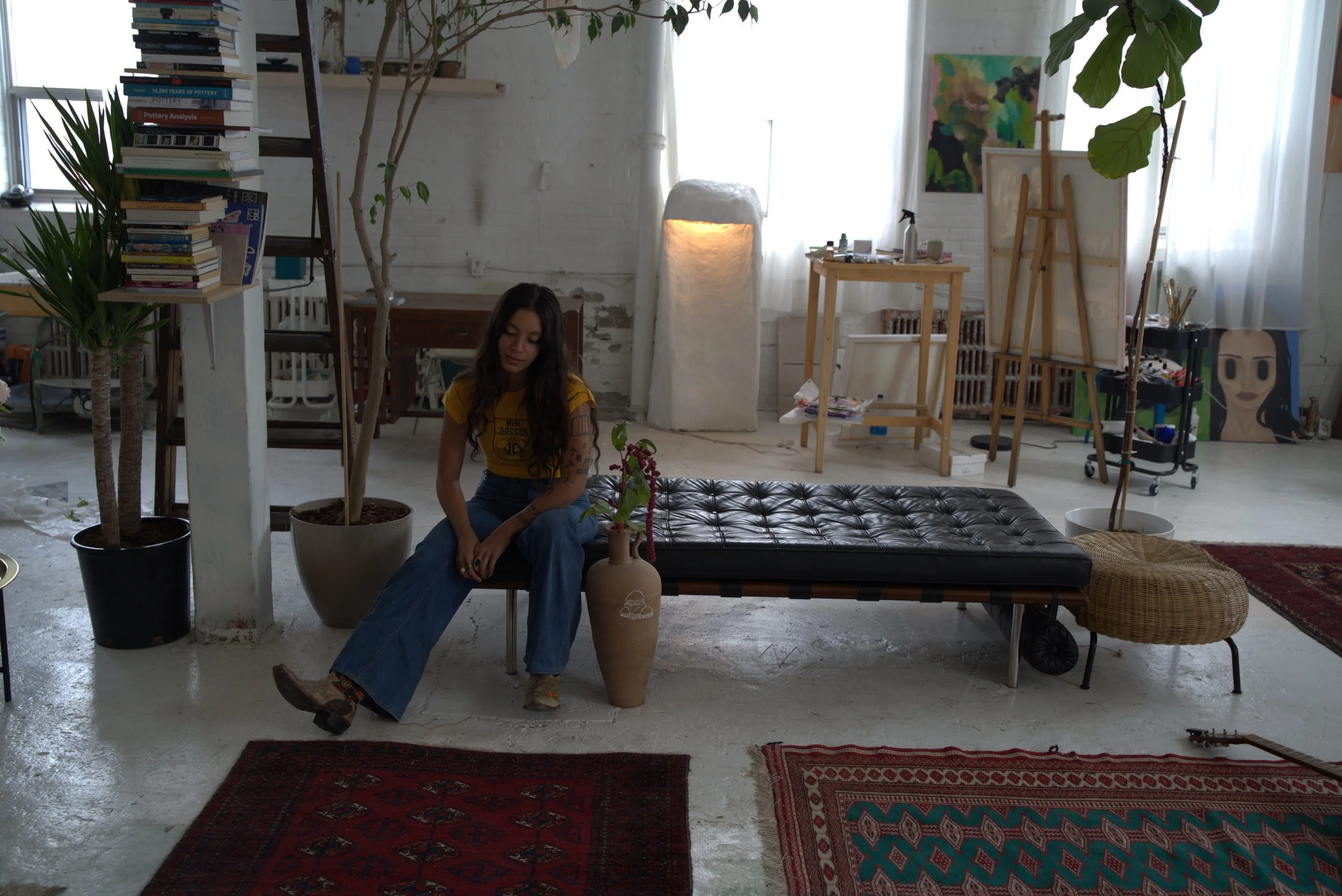 Visiting Tamara Al-Issa at the Solem studio