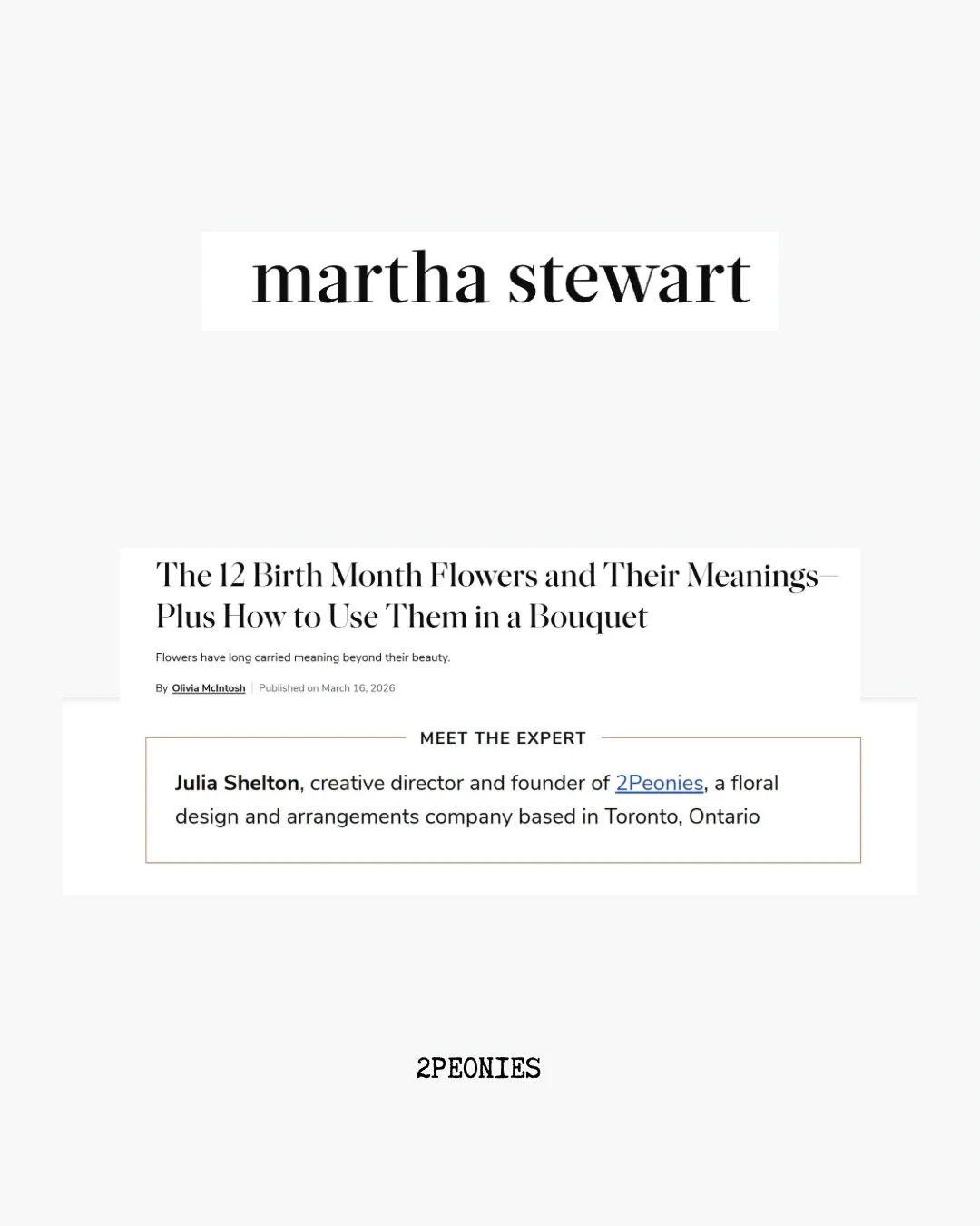 A special moment working on this long piece featured on @marthastewart&rsquo;s blog! 

And it couldn&rsquo;t have come at a better time. As 2P gears up to open e-commerce florals again (I miss so much designing singular orders for special clients), t