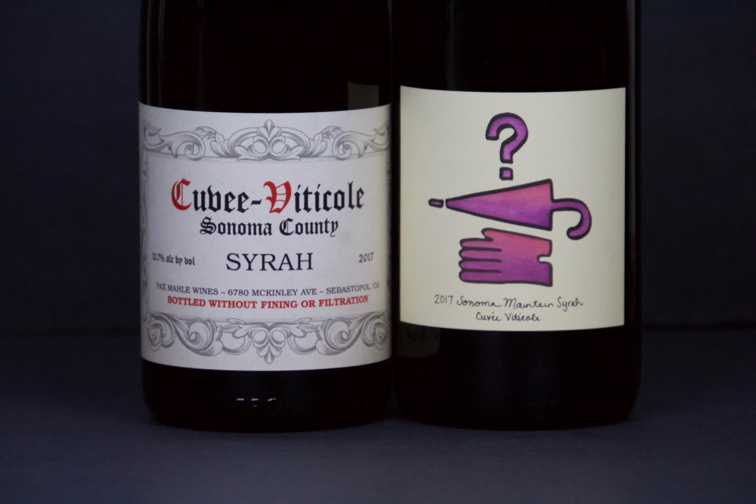 February 2019 - Pax Syrah & Lost and Found Syrah (Cuvee Viticole)