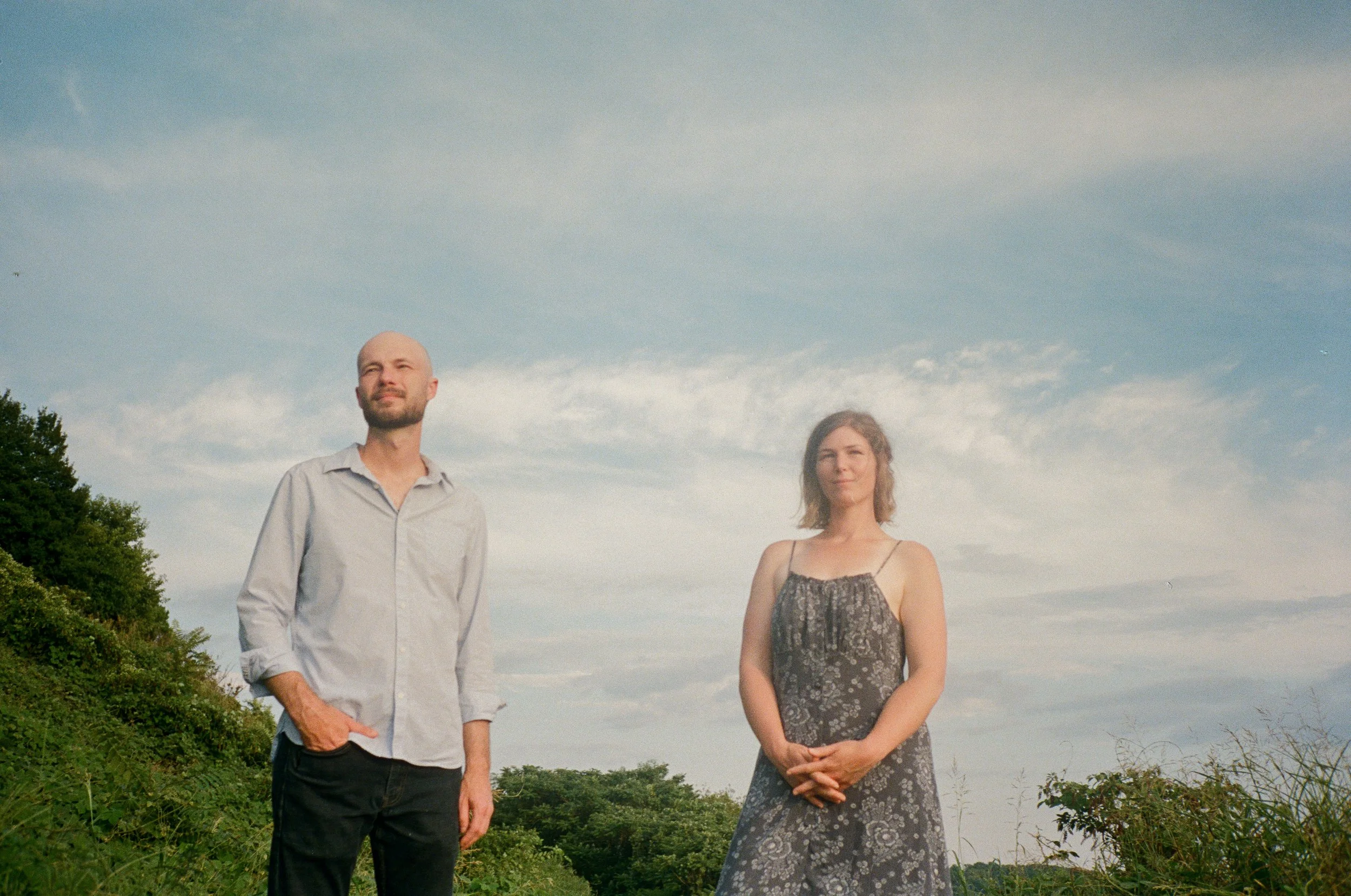 Aimee and Wyatt | Church Hill Summer Session on Film | Richmond Film Photographer