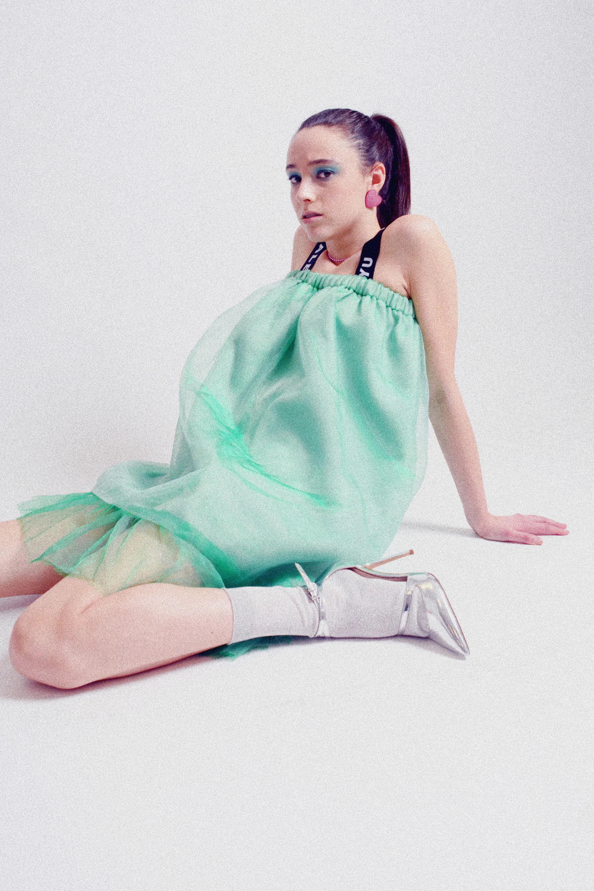 Dress: Alex S. Yu Socks: Urban Outfitters Shoes: Aldo Earrings/Neclace: TopShop