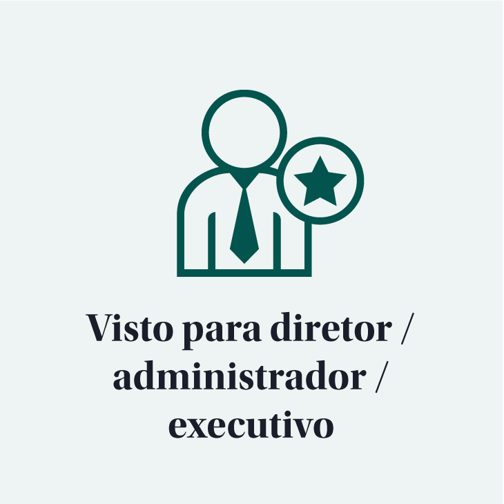 Visto para diretor / administrador / executivo