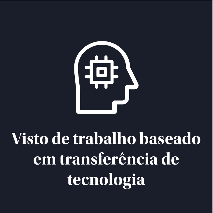 Visto de trabalho baseado em transferência de tecnologia