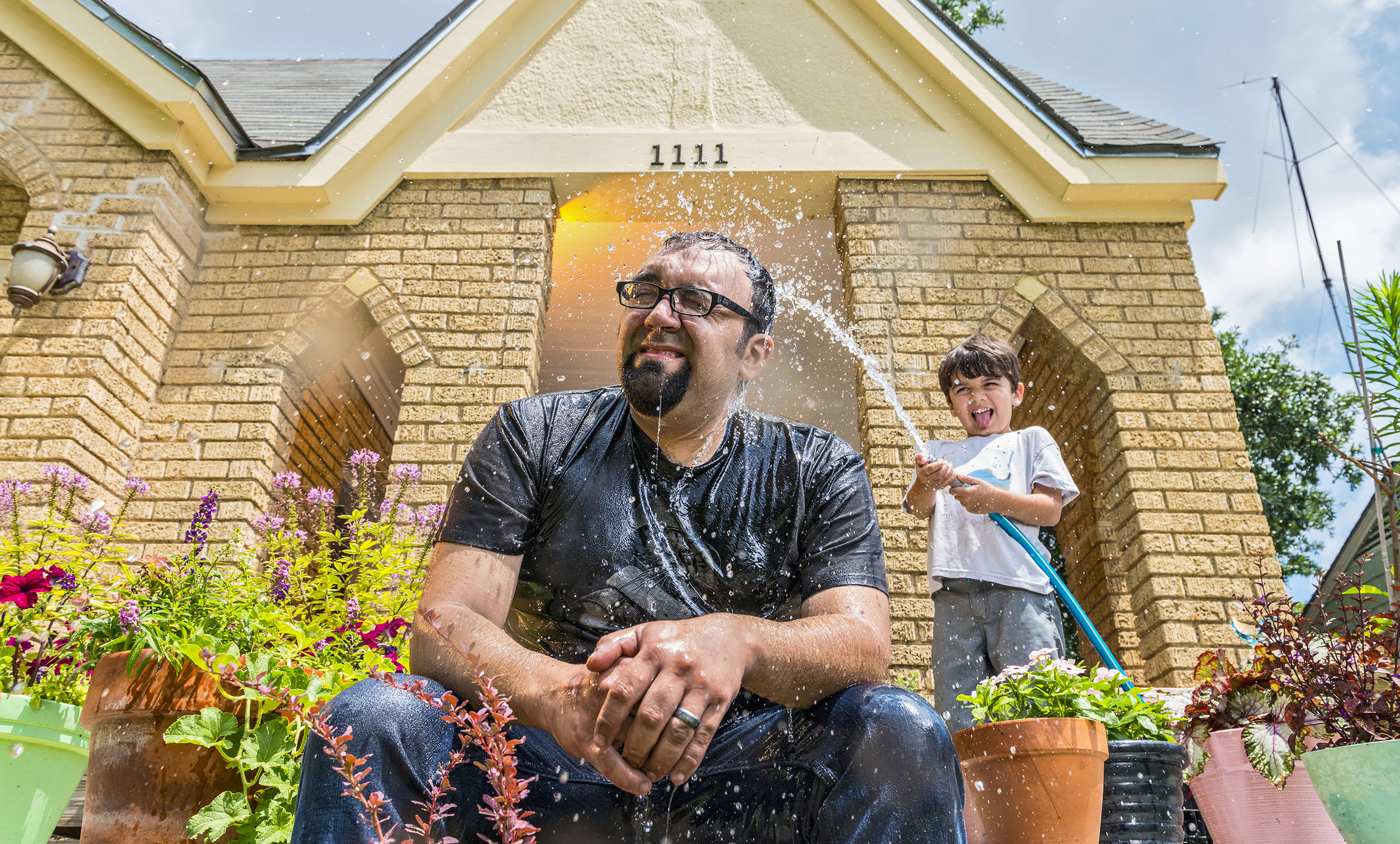  Gmo Tristan savors fatherhood with his 6-year-old son, Luca, at their Oak Cliff home in Dallas, TX.  While studying visual arts at Eastfield College, Tristan worked three jobs, one of which being a catering gig that pushed him toward cooking profess