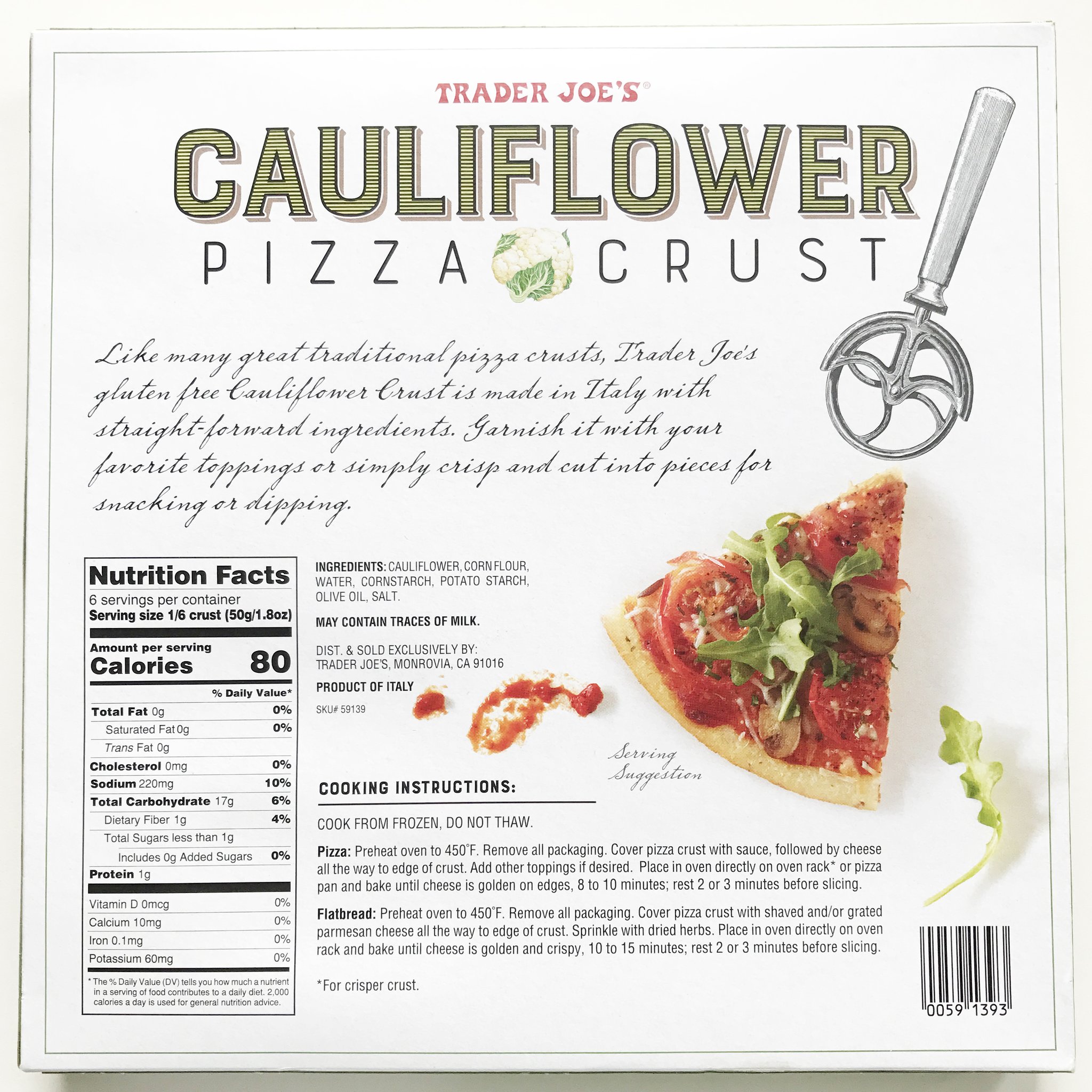 Cauliflower Pizza Crust Alix Turoff