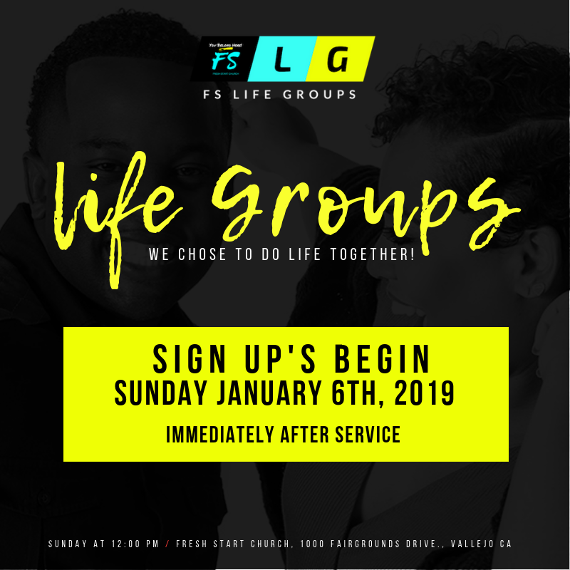 Life Group Sign-Up's