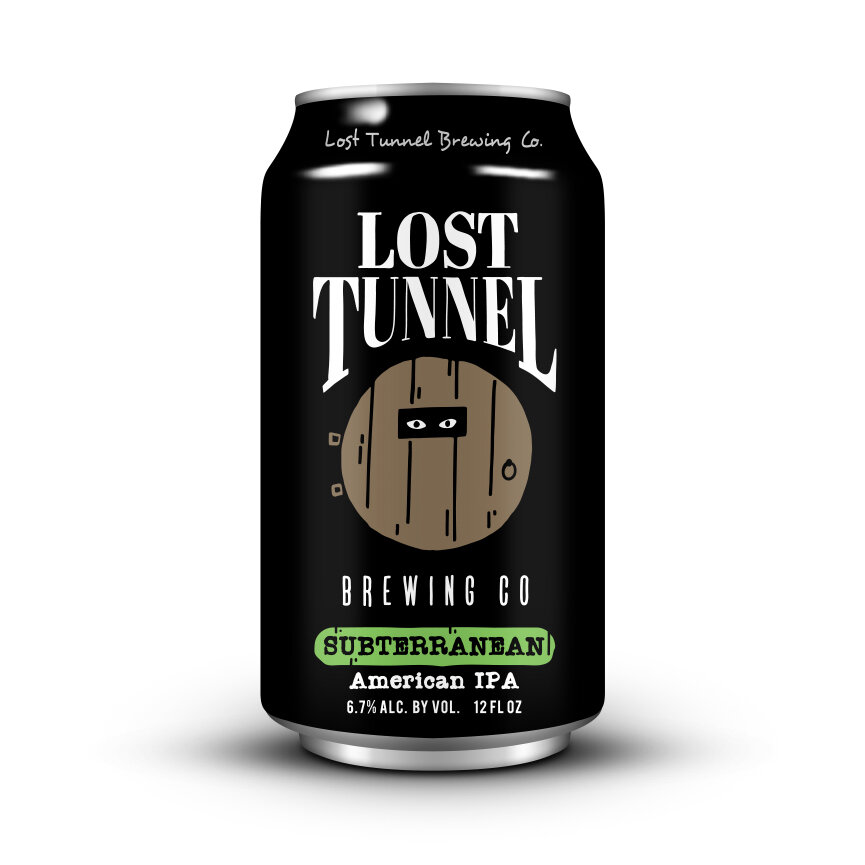 Lost Tunnel Brewing Co. (Logo, Brand Identity, Packaging)