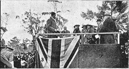   Sir Herbert Nicholls on the stand.&nbsp;  [Tasmanian Mail 8th August 1918 p17] 