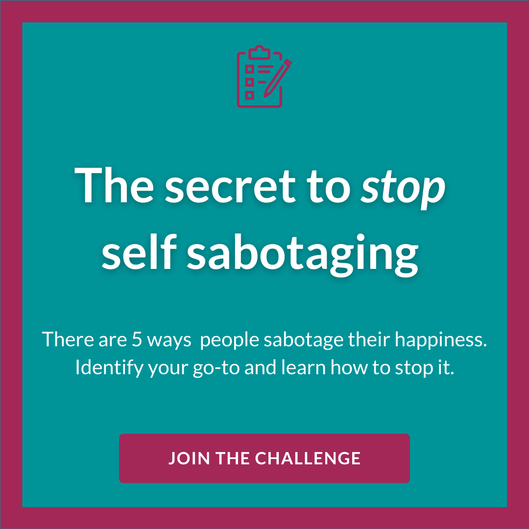 The Secret to Stop Self Sobotaging