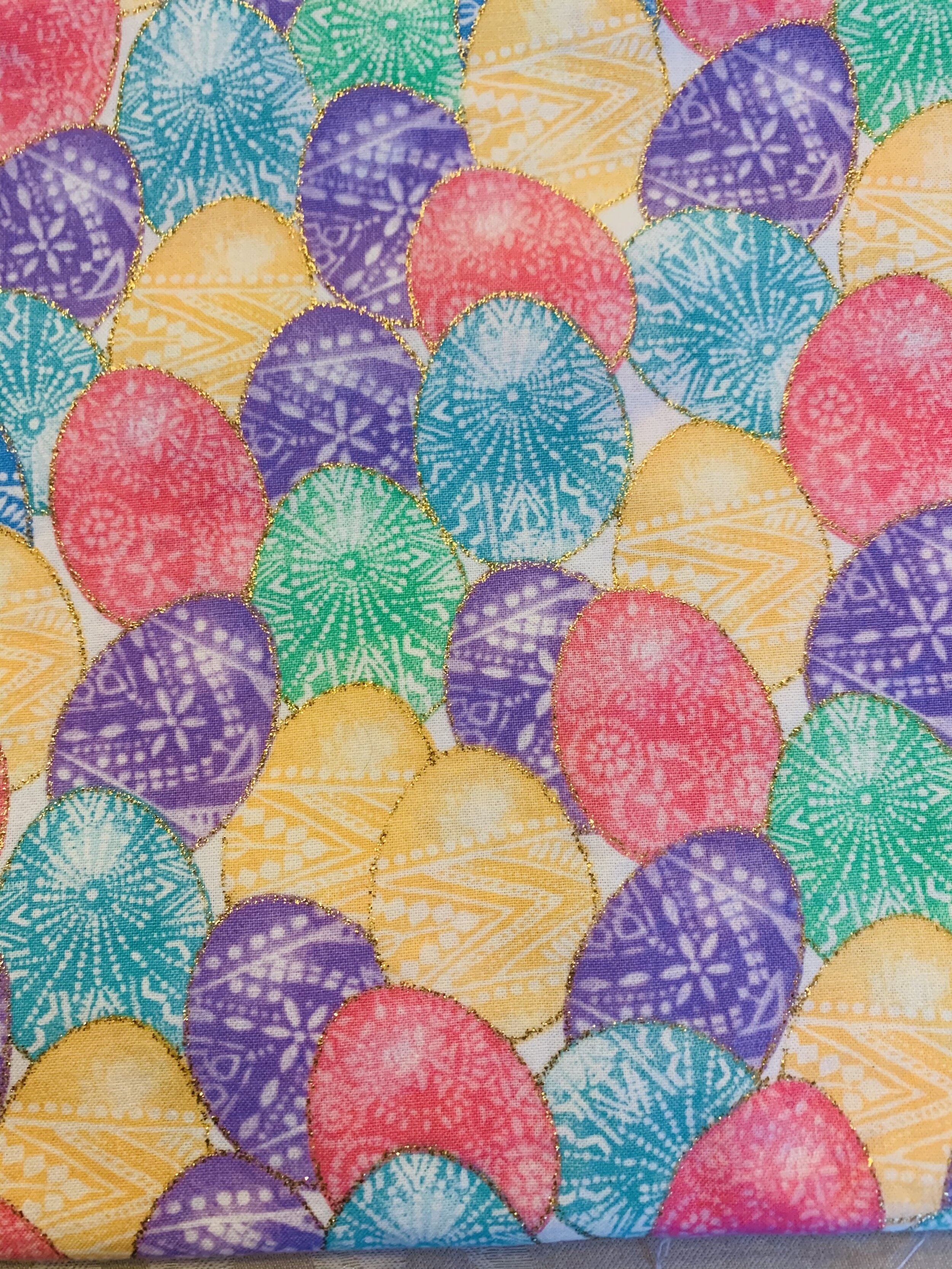 Fabric sample: 05-Easter Eggs
