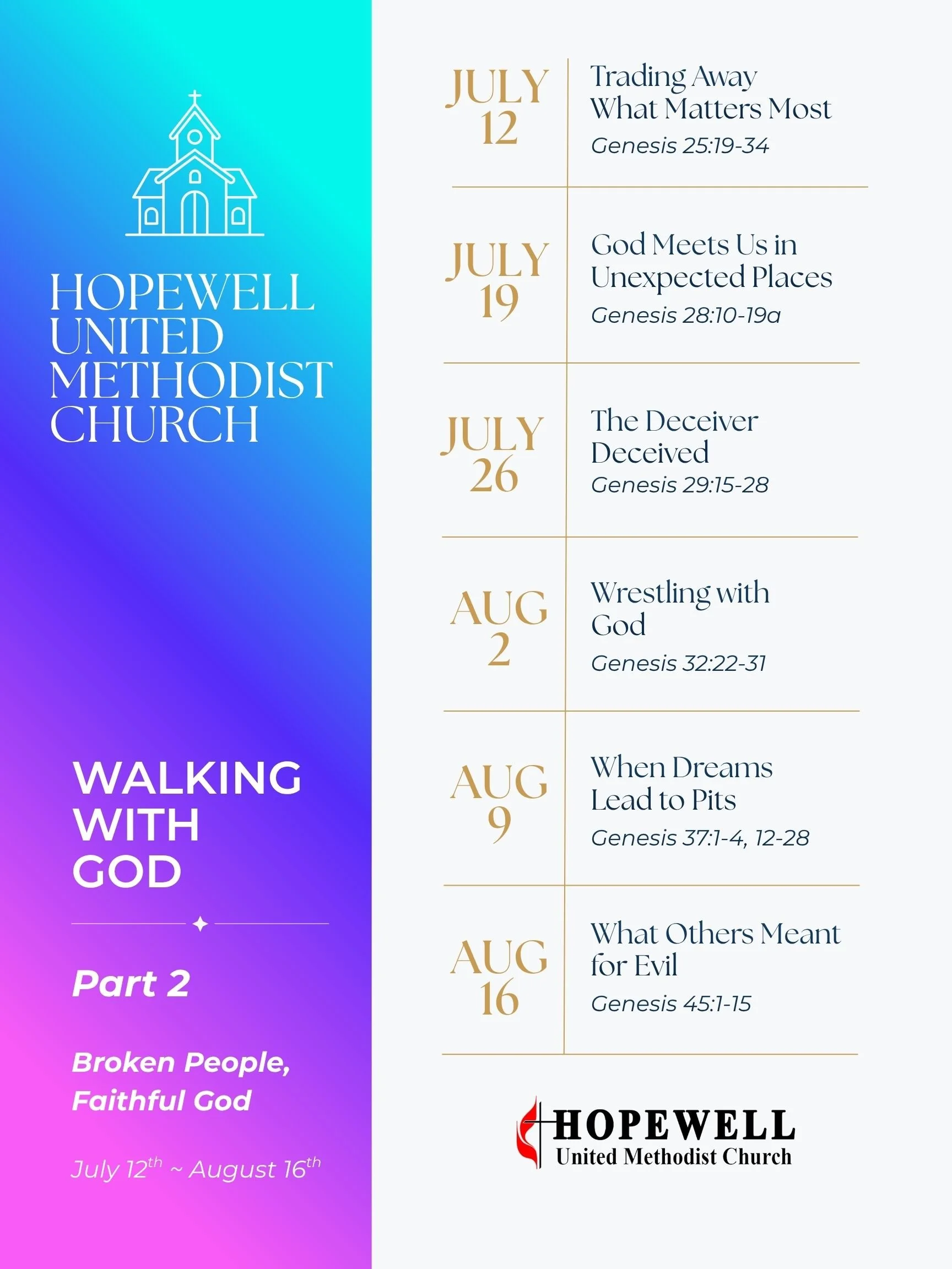 Walking with God. season II