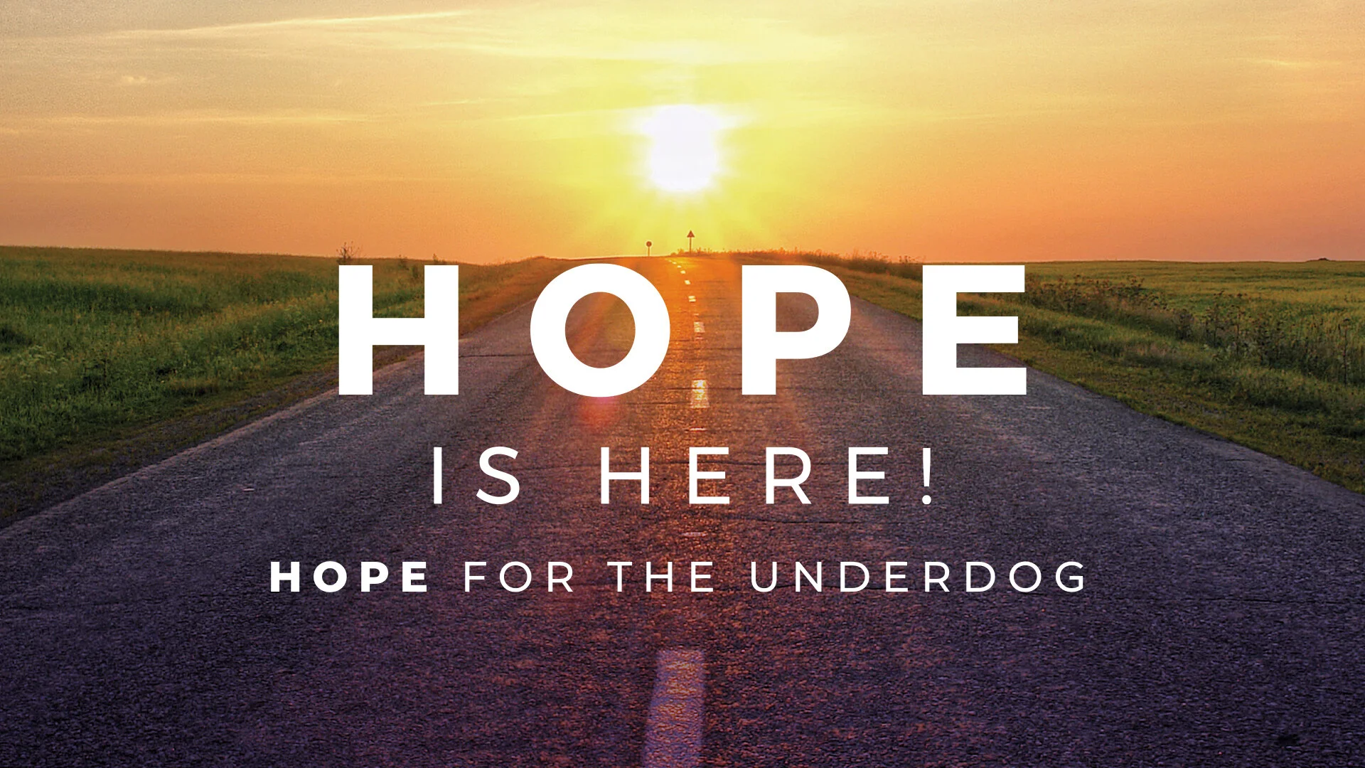 Hope Is Here: Hope For The Underdog