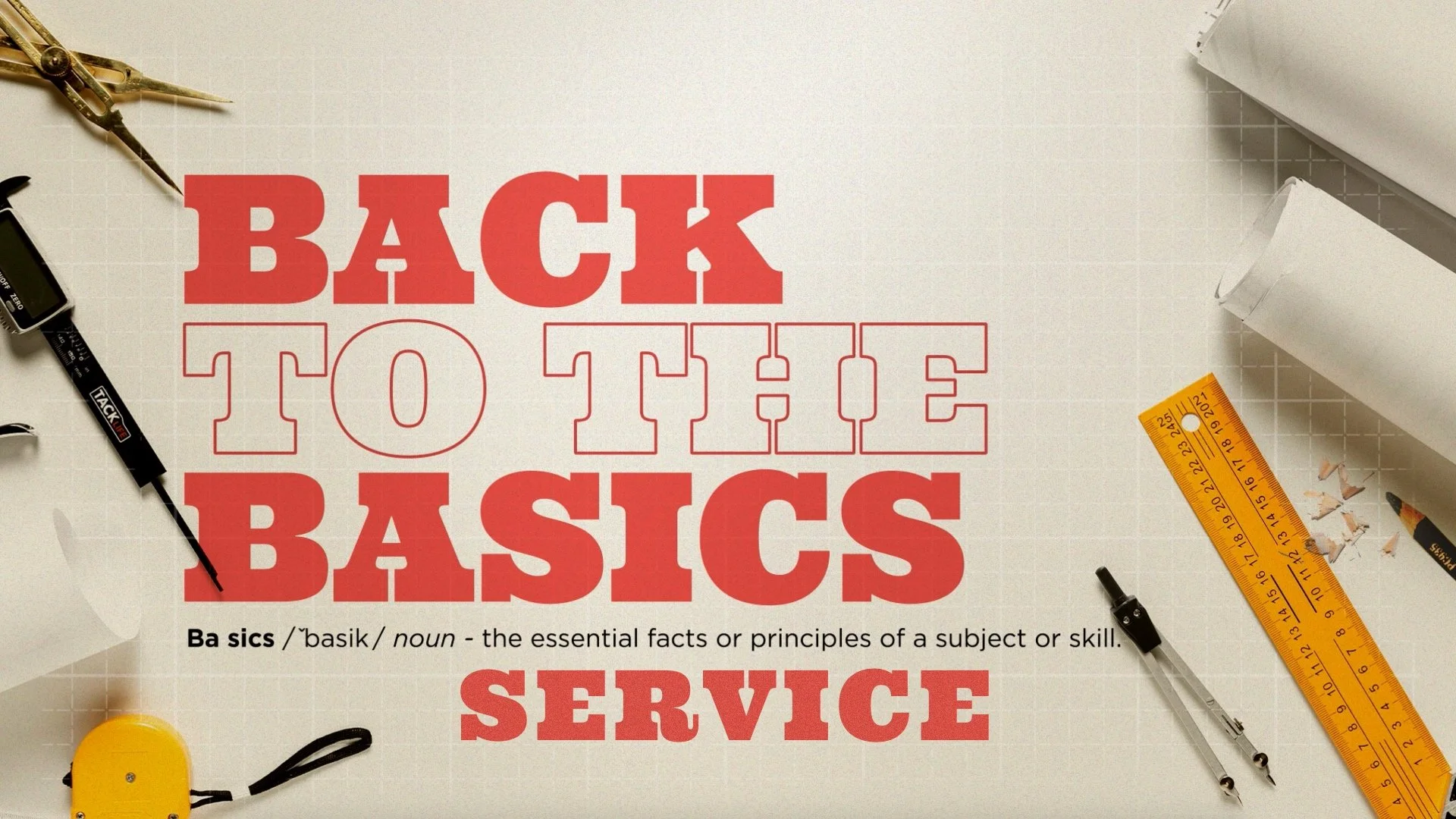 Back To The Basics: Service