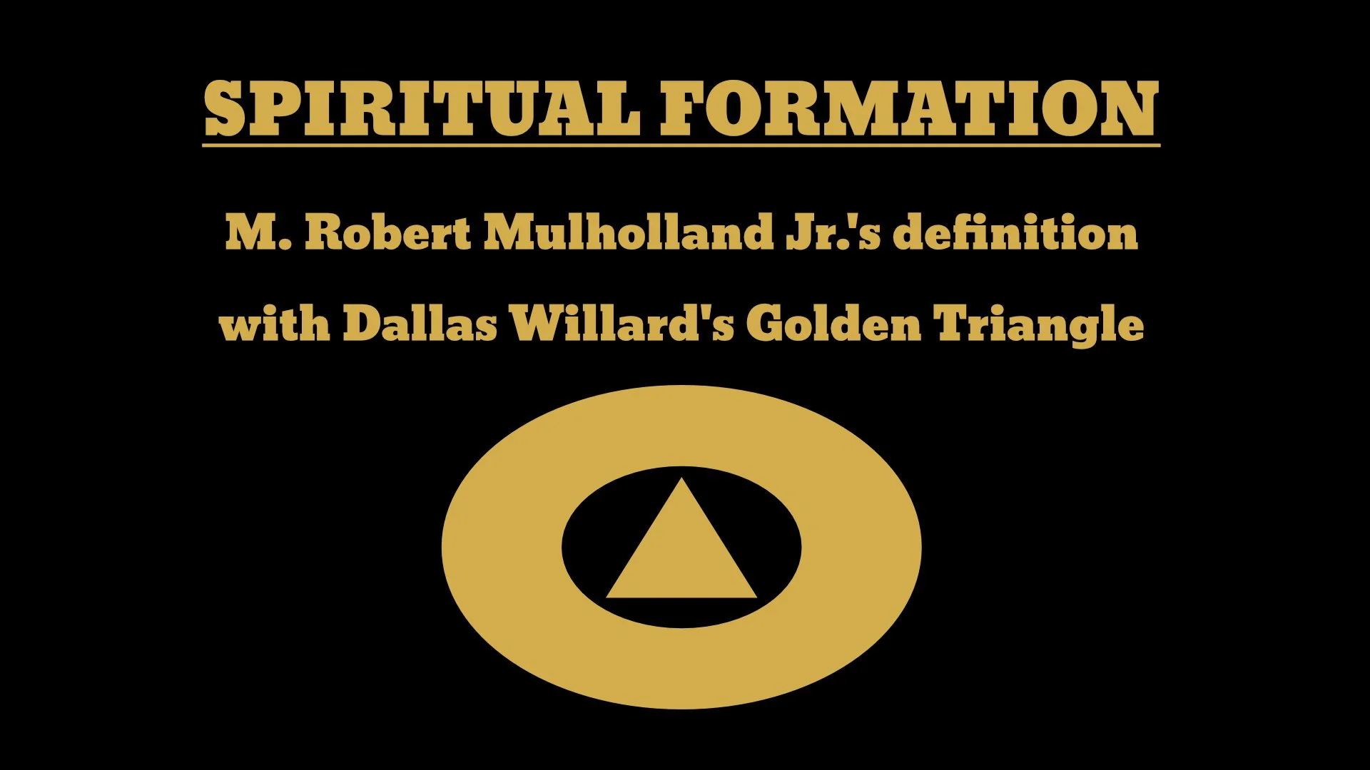 Spiritual Formation