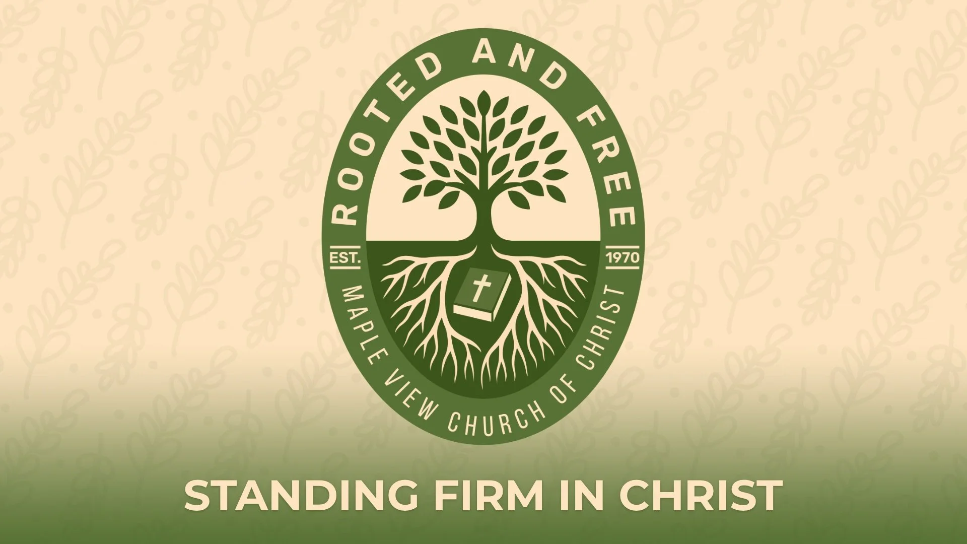 Rooted and Free: Standing Firm in Christ
