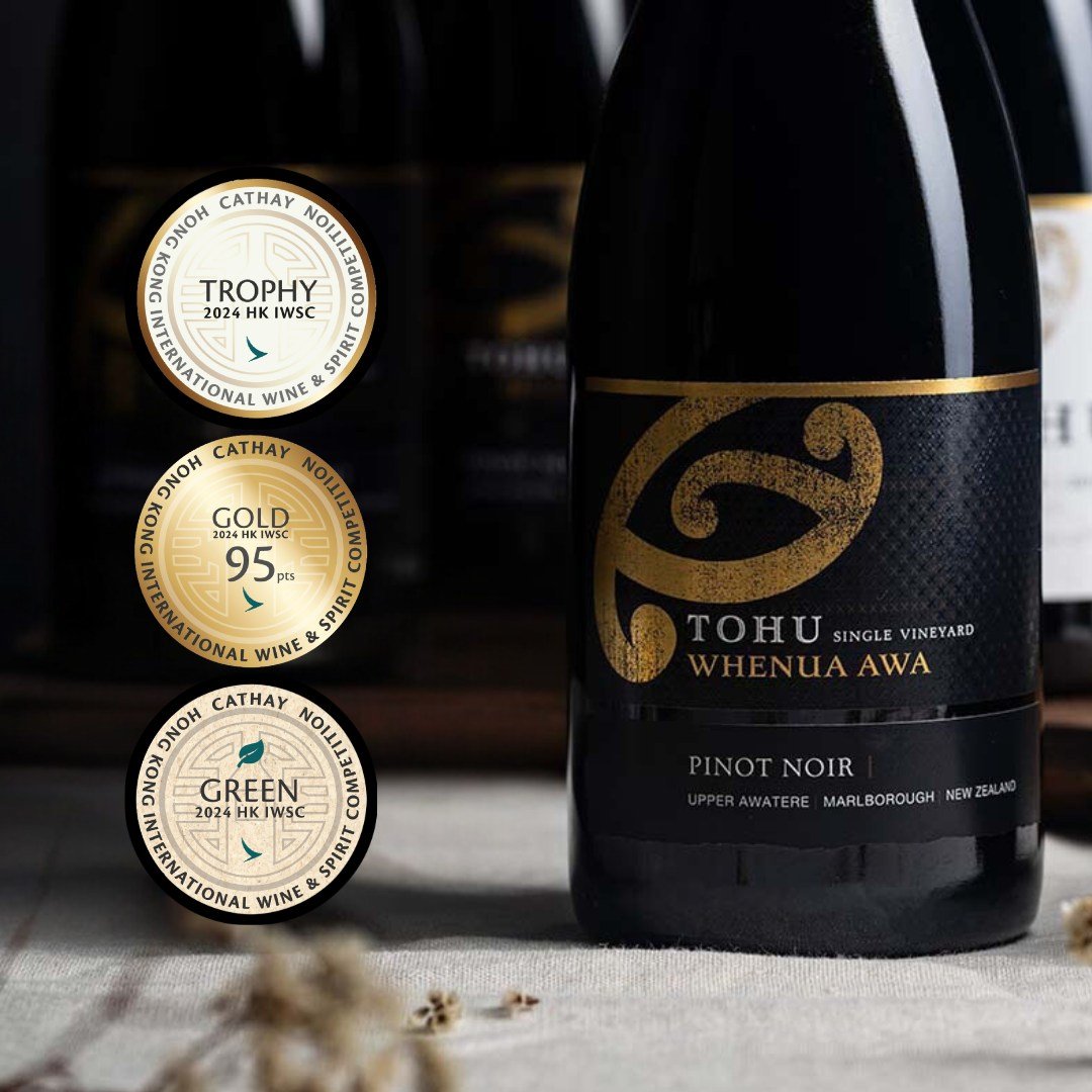 🏆 TROPHY WIN FOR TOHU WHENUA AWA PINOT NOIR 2021 🏆

We&rsquo;re thrilled to announce that our Tohu Whenua Awa Pinot Noir 2021 has won Best Pinot Noir at the 2024 Hong Kong International Wine and Spirits Competition!🍷
In addition to this prestigiou